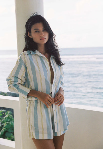 BOUNTY SHIRT-BLUE/YELLOW