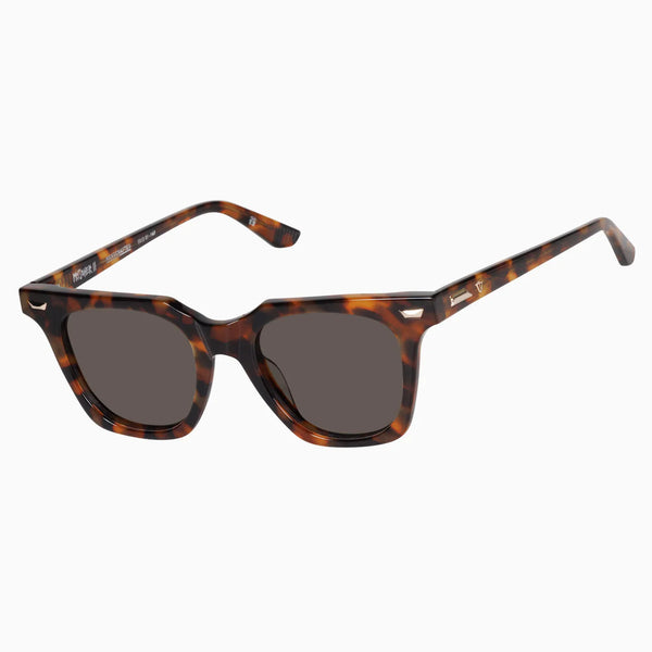 Prisoner II- Dark Amber Tort w. Gold Metal / Brown Lens