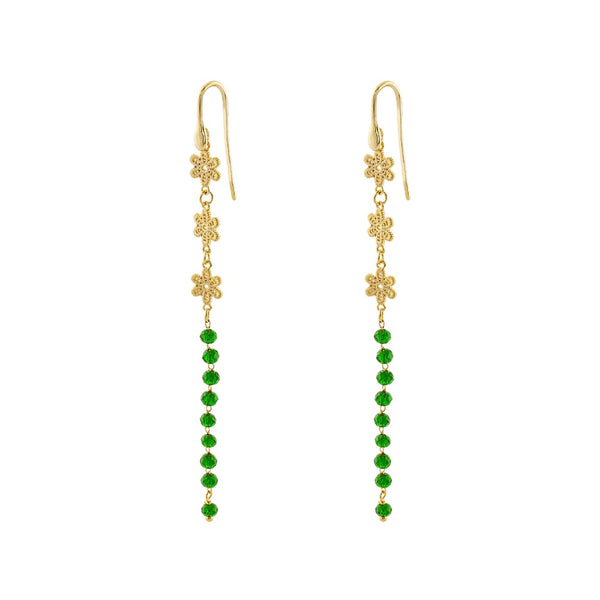 Crochet Gold-plated earrings