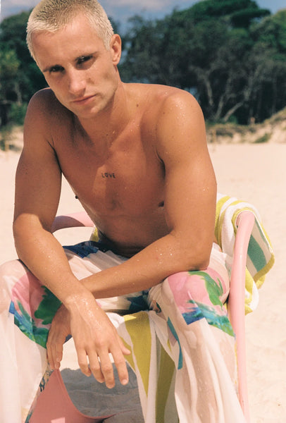 LINEN PANTS - SEA SPACE