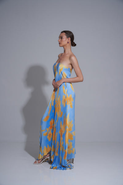 BLACK TIE GOWN JARDIN BLUE