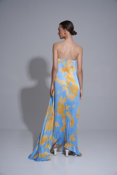 BLACK TIE GOWN JARDIN BLUE