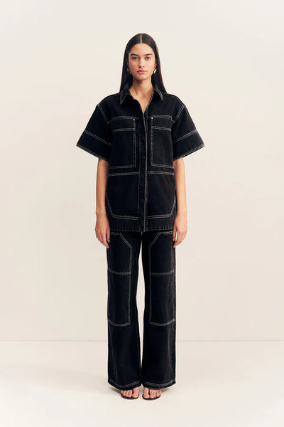 Mercer Short Sleeve Shirt - Black