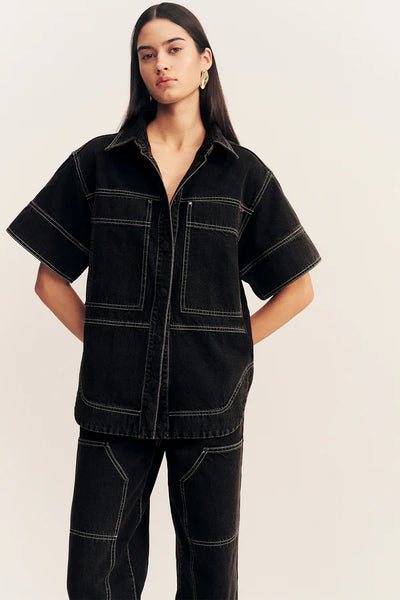 Mercer Short Sleeve Shirt - Black