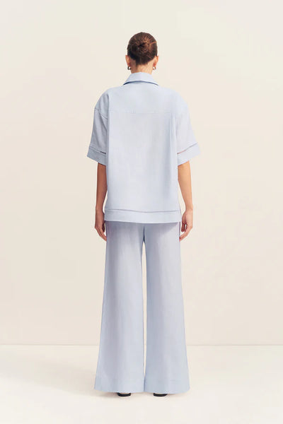 Tommy Linen Pant - Sky