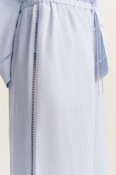 Tommy Linen Pant - Sky