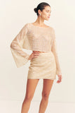 Everly Long Sleeve Top - Macadamia