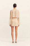 Everly Long Sleeve Top - Macadamia
