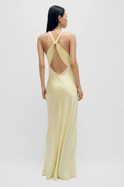 HIGH LOW DRESS-VANILLA FLOWER