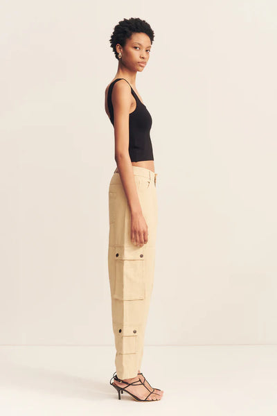 Ariana Cargo Tapered Pant - Sand