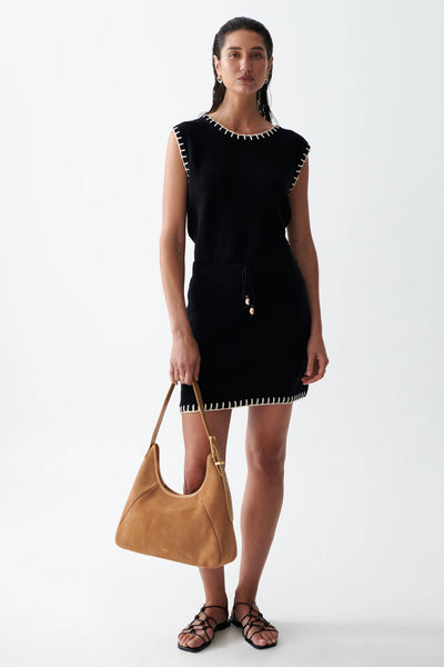 THE NEVE COTTON KNIT SKIRT