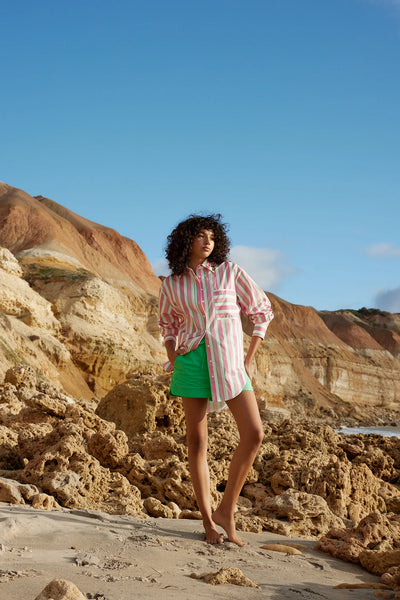 THE BUDDY SHIRT IN ARISA STRIPE