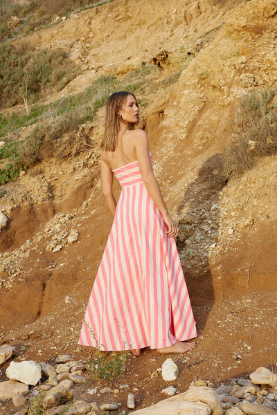THE HAZEL DRESS IN CANDY STRIPE