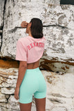 BACKCHECK BIKE SHORT IN AQUA