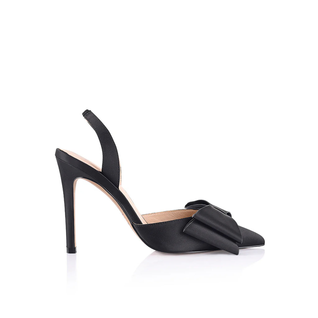 Lee Pump Black Satin