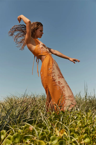 GAIA PLEAT FRONT MIDI