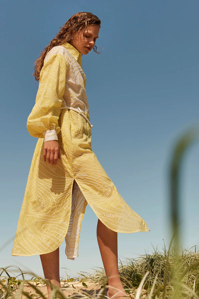 SURGE BELTED SHIRT DRESS