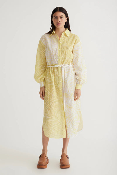 SURGE BELTED SHIRT DRESS