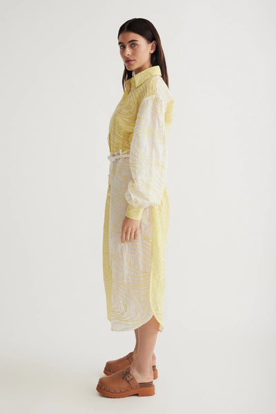 SURGE BELTED SHIRT DRESS