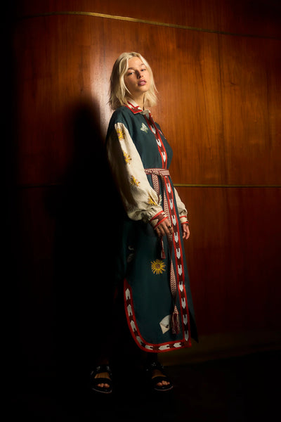 QUINCY BELTED SHIRT DRESS