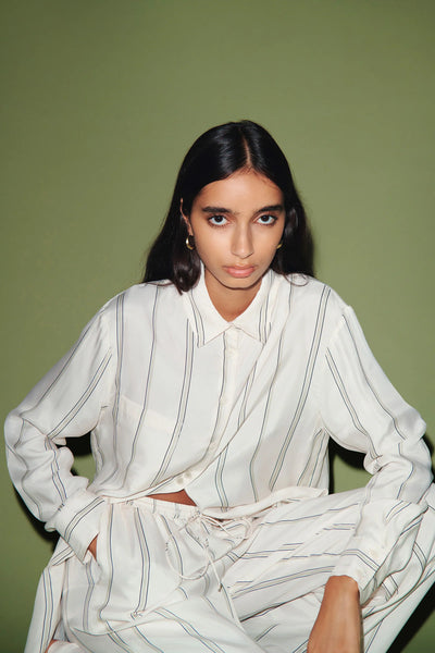 NOOSHA CUPRO LS SHIRT