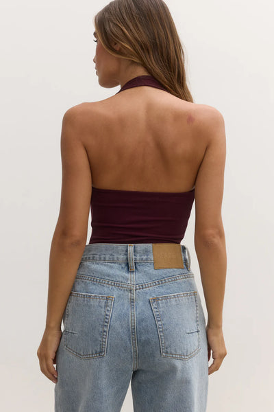 KARLITA BODYSUIT - PLUM