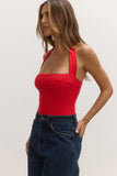 KARLITA BODYSUIT - RED