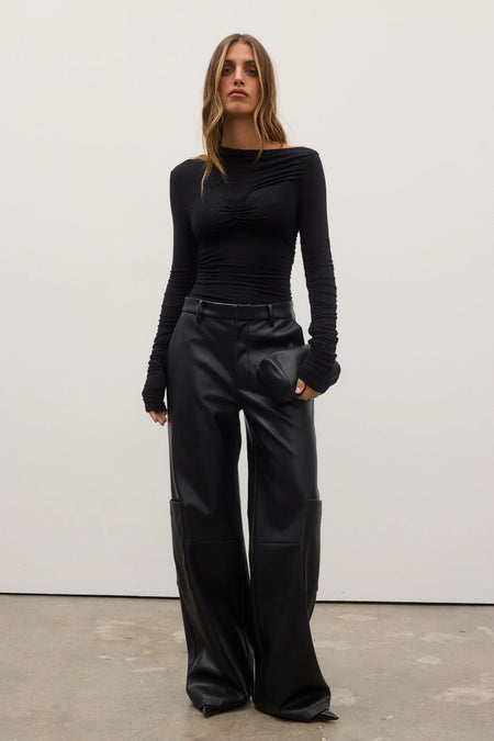 ELASTIC PANTS W/ STRIPE - NAUTILUS STRIPE