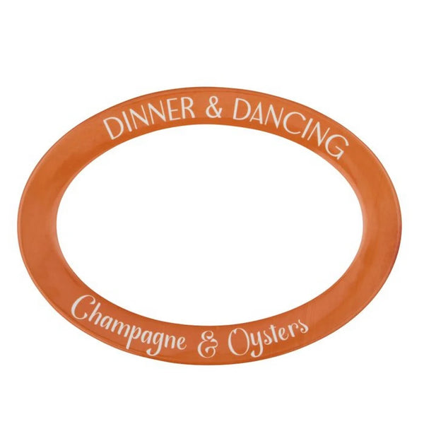 Social Ceramic Oval Platter 36x24cm