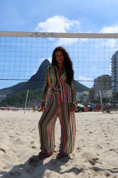 CARNIVALE STRIPE ASTRID SHIRT