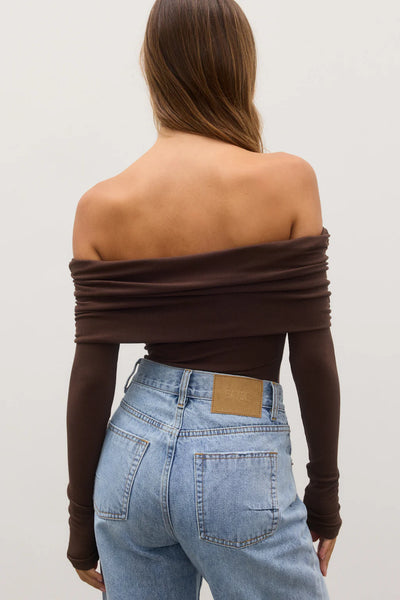 ALESSANDRA TOP - ESPRESSO