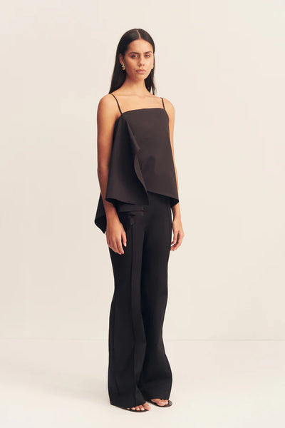 Campbell Sculptural Cami - Black