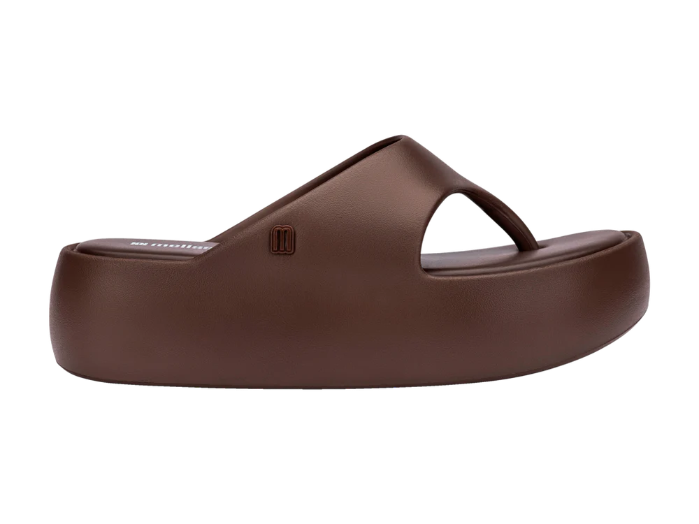 MELISSA FREE PLATFORM THONG- BRONZE