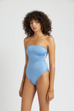 STRAPLESS ONE PIECE - OCEAN BLUE