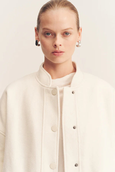 Ludlow Bomber Jacket - Ivory