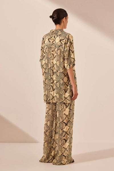 Hadiya Side Split Short Sleeve Shirt