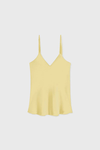 BIAS CUT CAMI-VANILLA FLOWER