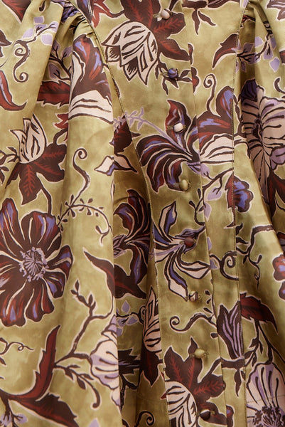 CITRON FLOUNCE MINI DRESS