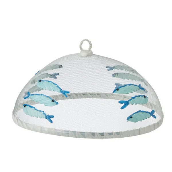 SARDINES MESH FOOD COVER 35 CM BLUE