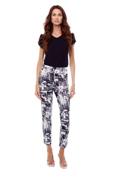 VENETO PETAL SLIT PANT - 67754UP