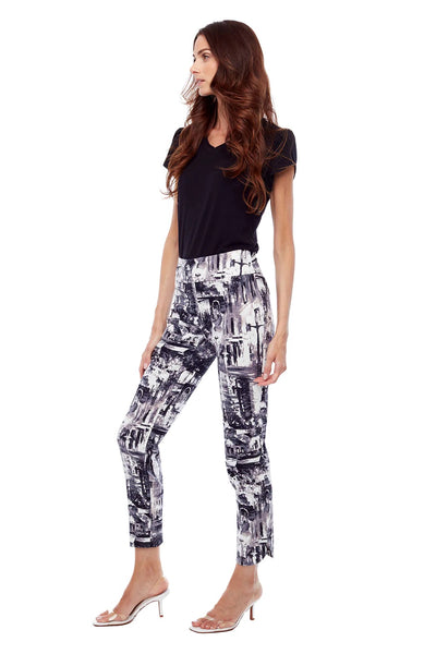 VENETO PETAL SLIT PANT - 67754UP