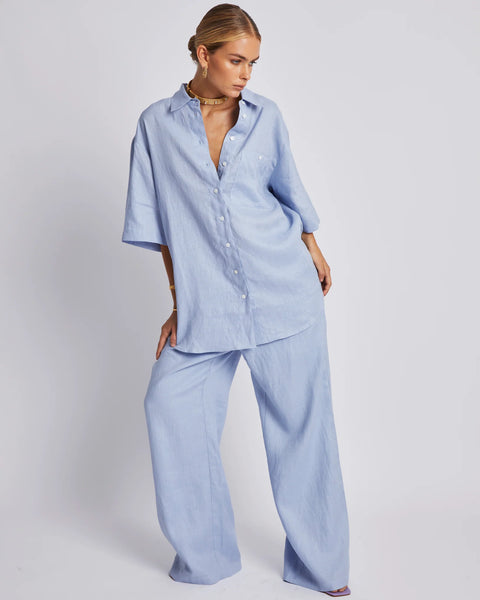 BIG SHIRT - ALICE BLUE