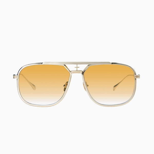 Capita- Brushed Gold Titanium / Orange Gradient Lens