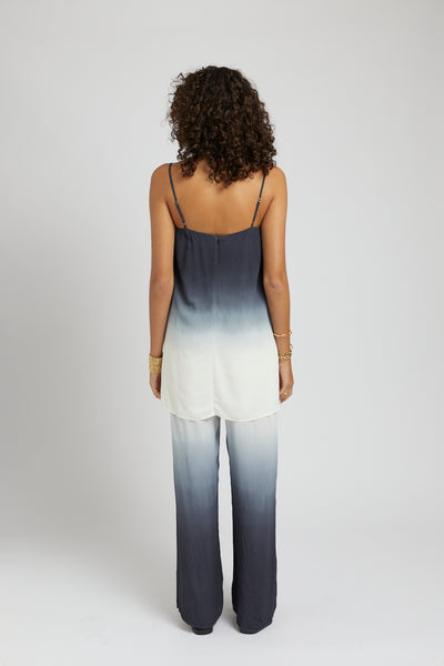 TUNIC TOP- CHARCOAL FADE