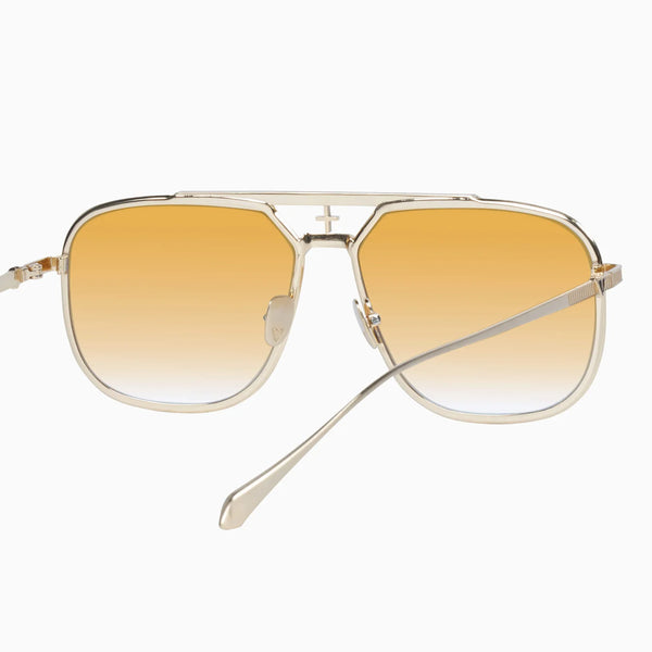 Capita- Brushed Gold Titanium / Orange Gradient Lens