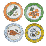 DELI CERAMIC PLATE 20.5X2.5CM SINGLE ASST