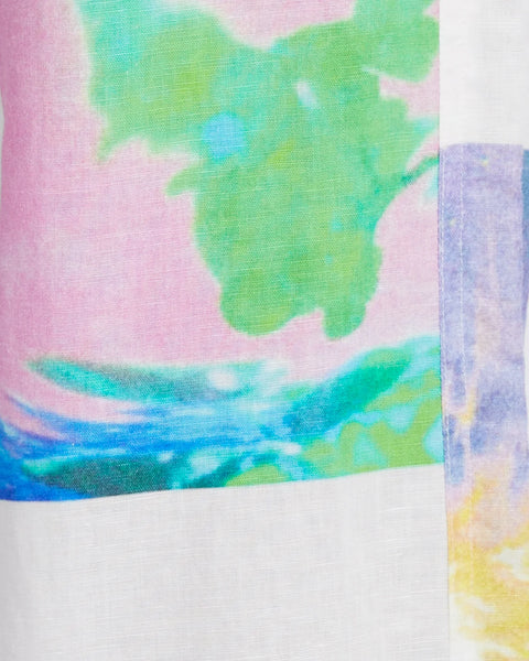 LINEN PANTS - SEA SPACE