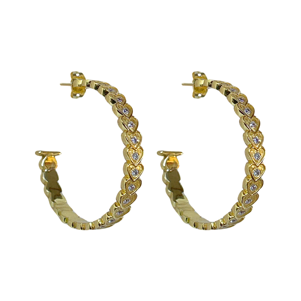 AMBER HOOPS | GOLD
