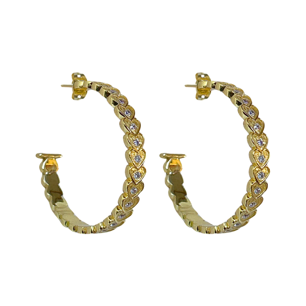 AMBER HOOPS | GOLD