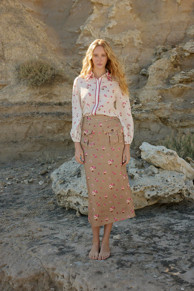 LILLIAN SKIRT MOCHA PHALAE